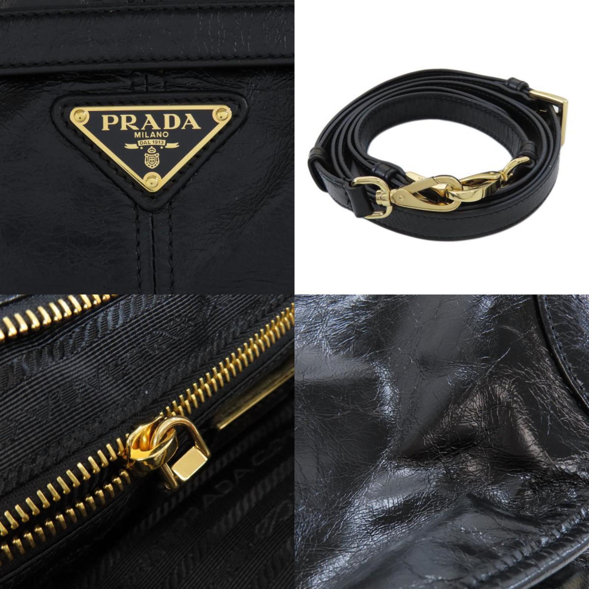 Prada metal tote bag calfskin women's PRADA