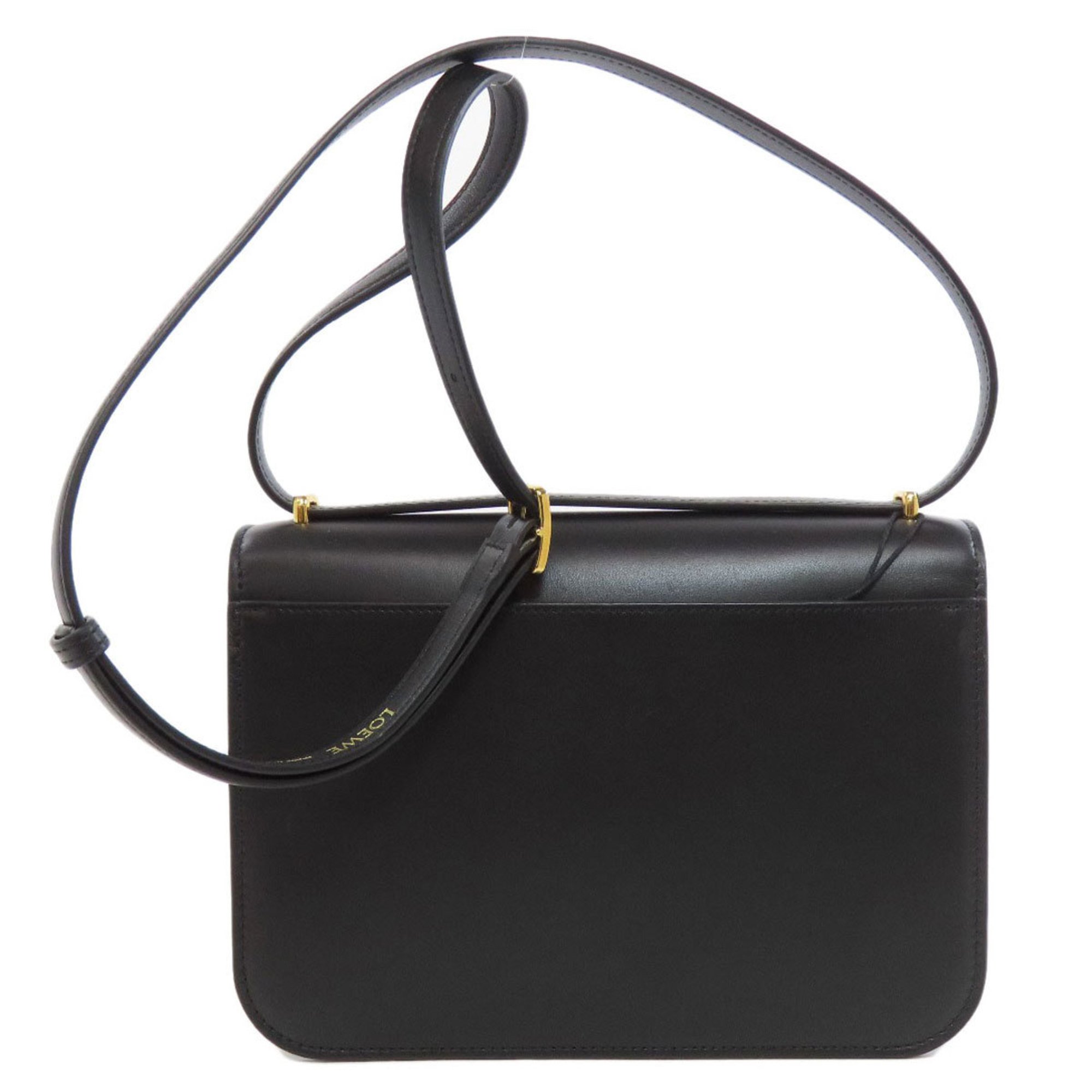 LOEWE Anagram Shoulder Bag Leather Women's