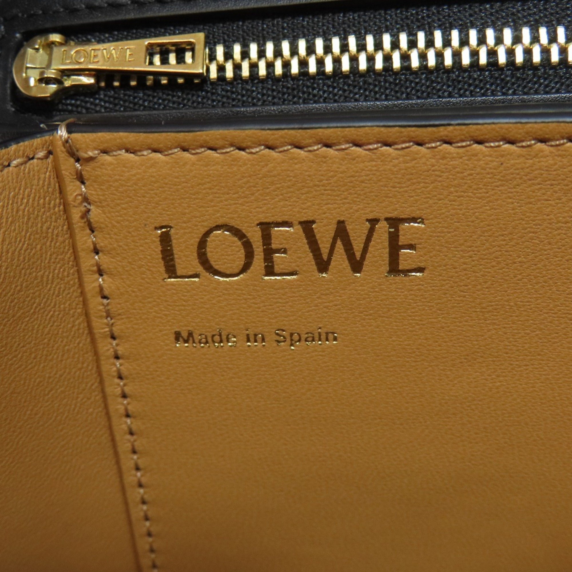 LOEWE Anagram Shoulder Bag Leather Women's