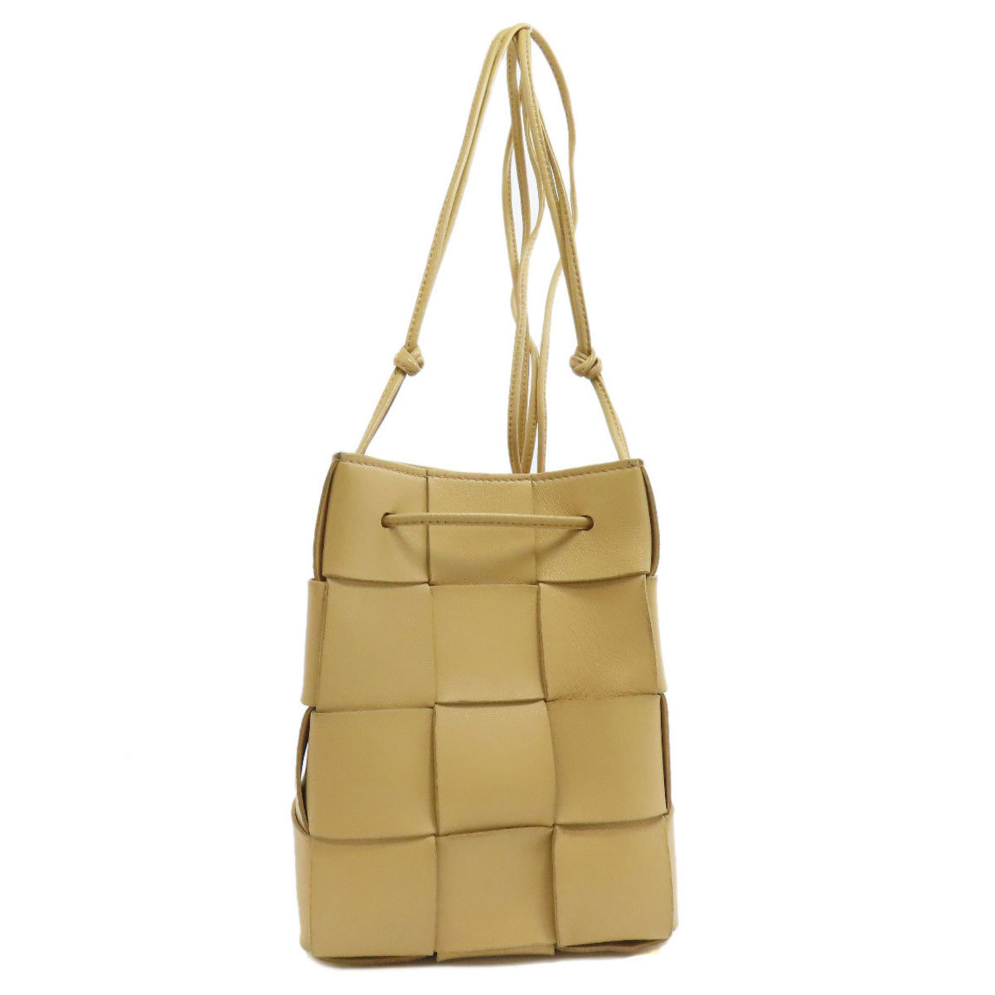 Bottega Veneta Intrecciato Shoulder Bag Calf Leather Women's BOTTEGA VENETA