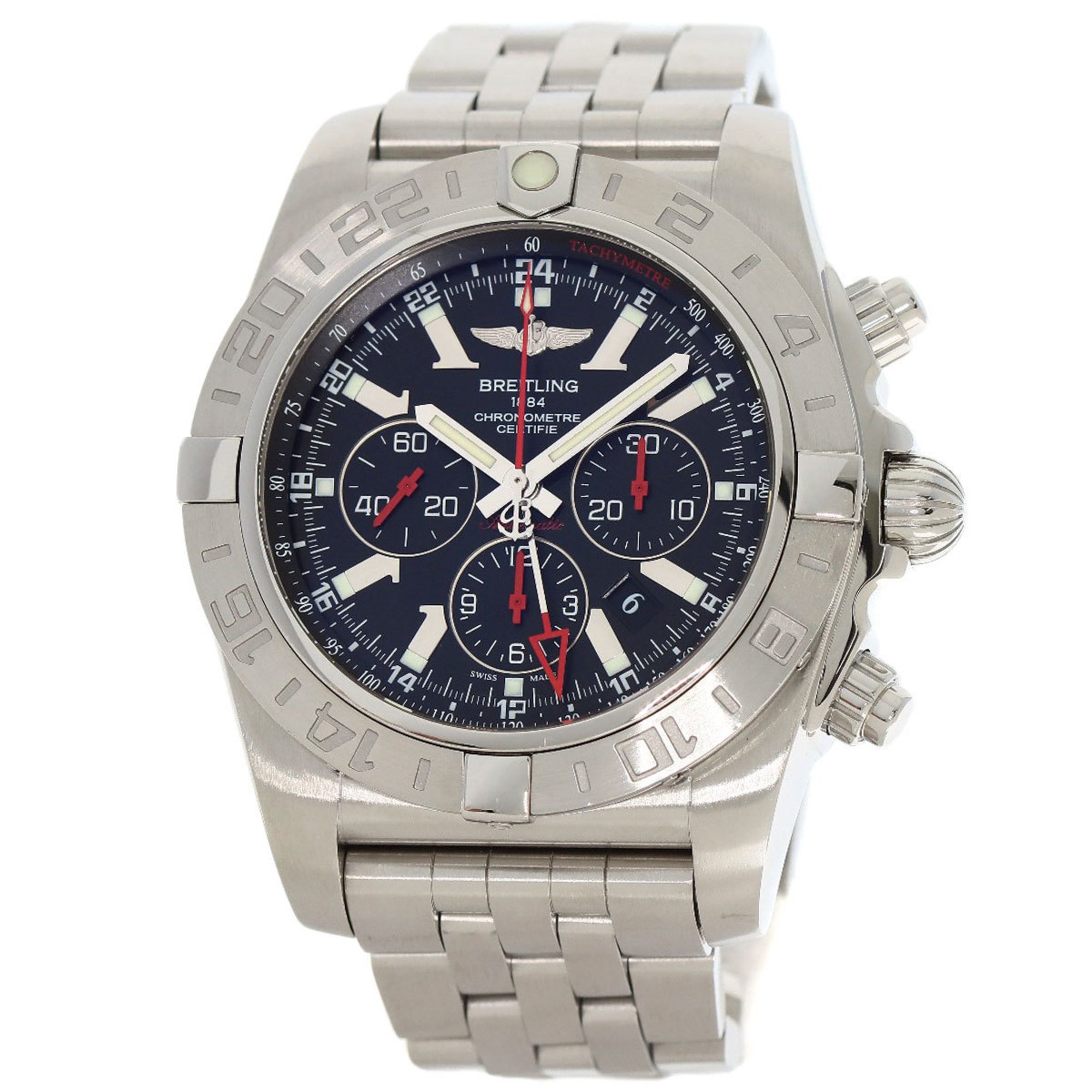 Breitling S041B48PS Chronomat GMT Limited Edition, to 2000 pieces worldwide, Stainless Steel, Men's Watch, BREITLING