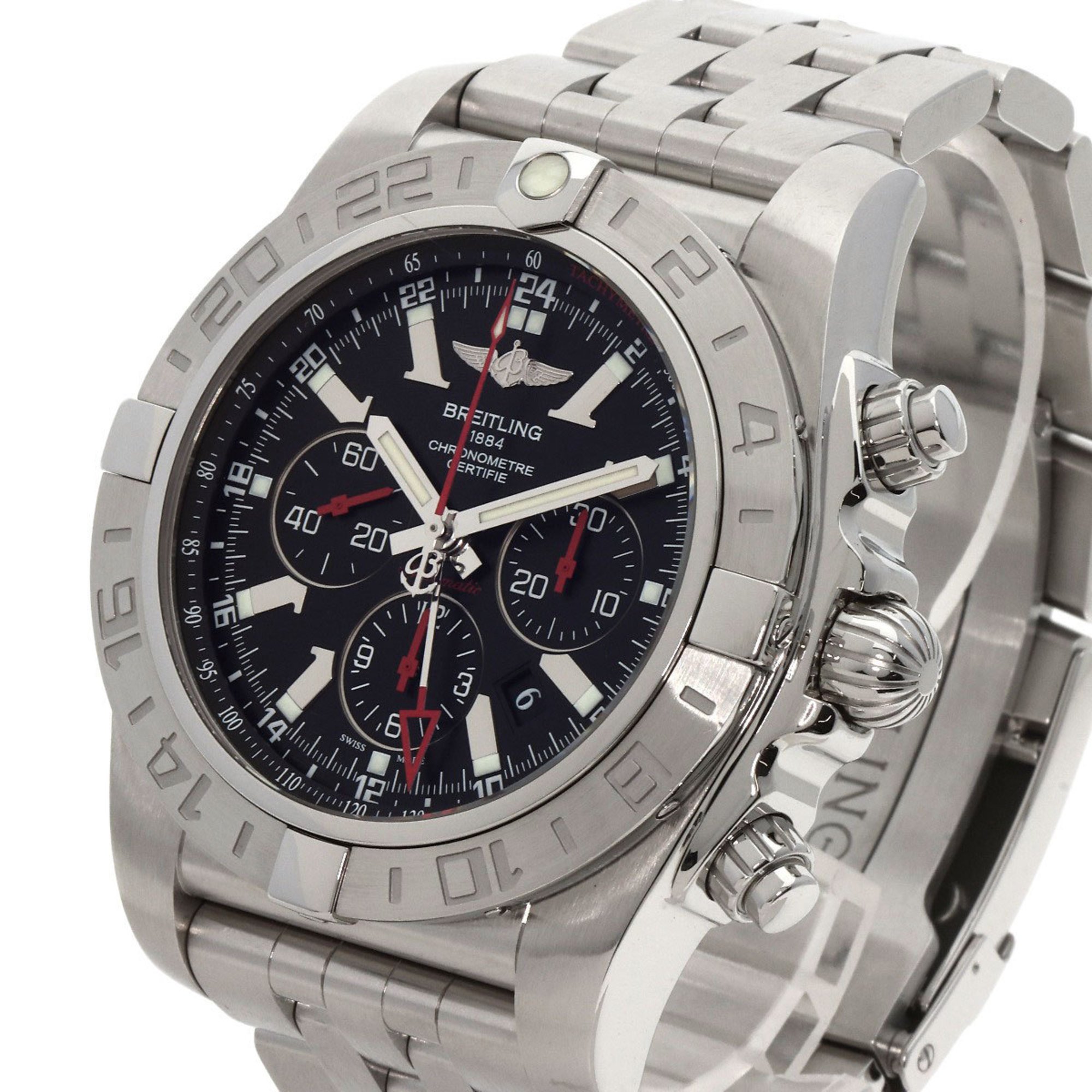 Breitling S041B48PS Chronomat GMT Limited Edition, to 2000 pieces worldwide, Stainless Steel, Men's Watch, BREITLING