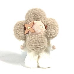 LOUIS VUITTON GI0954 Doudou Vivienne Doll Fur Stuffed Toy Polyester Women's Beige