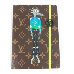 LOUIS VUITTON GI0583 LV Friend Cahier Clemence Stationery Memo Pad Notebook Monogram Canvas Men's Brown