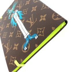 LOUIS VUITTON GI0583 LV Friend Cahier Clemence Stationery Memo Pad Notebook Monogram Canvas Men's Brown