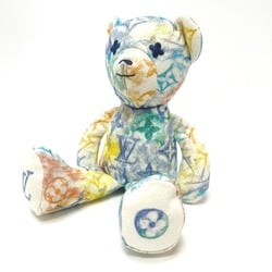 LOUIS VUITTON GI0502 Teddy Bear Monogram Pastel Doudou Louis Doll Object Stuffed Animal Cotton Women's Multicolor