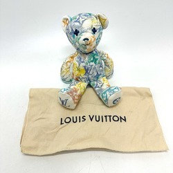 LOUIS VUITTON GI0502 Teddy Bear Monogram Pastel Doudou Louis Doll Object Stuffed Animal Cotton Women's Multicolor