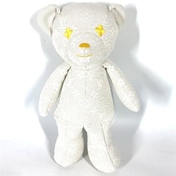 LOUIS VUITTON GI0869 Bear Doll Dudu Louis Teddy Stuffed Animal Cotton Men's Women's Beige