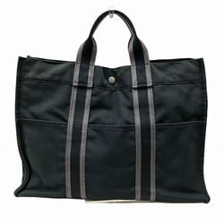 Hermes Foule MM Black Bag Tote Handbag Men Women