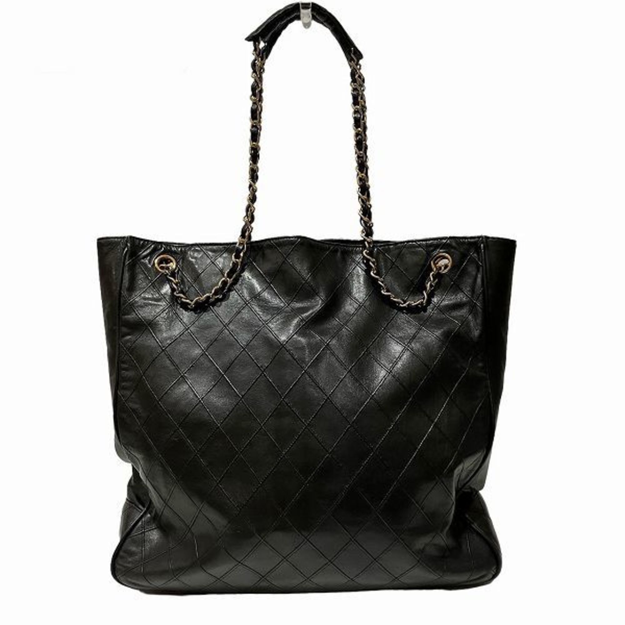 CHANEL Bicolor Chain Shoulder Bag Tote for Women