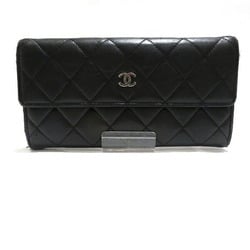 CHANEL Matelasse Lambskin Coco Mark Long Wallet for Women