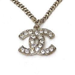 Chanel CHANEL Coco Mark Gold C21A Rhinestone Accessory Necklace for Women