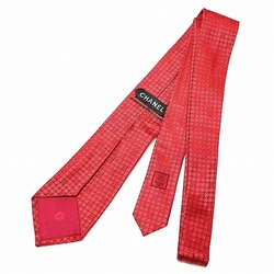 CHANEL Red Silk Accessory Necktie for Men