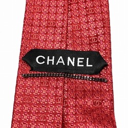 CHANEL Red Silk Accessory Necktie for Men