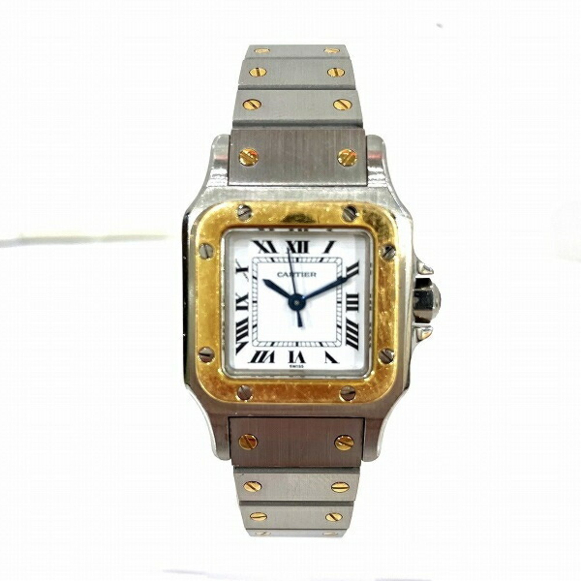 Cartier Santos Galbe SM AC14.30GR Automatic Watch Women's Wristwatch