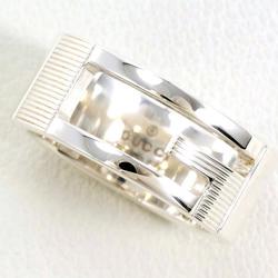 Gucci Branded G Silver Ring Total weight approx. 7.1g Similar