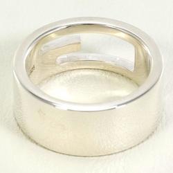 Gucci Branded G Silver Ring Total weight approx. 7.1g Similar