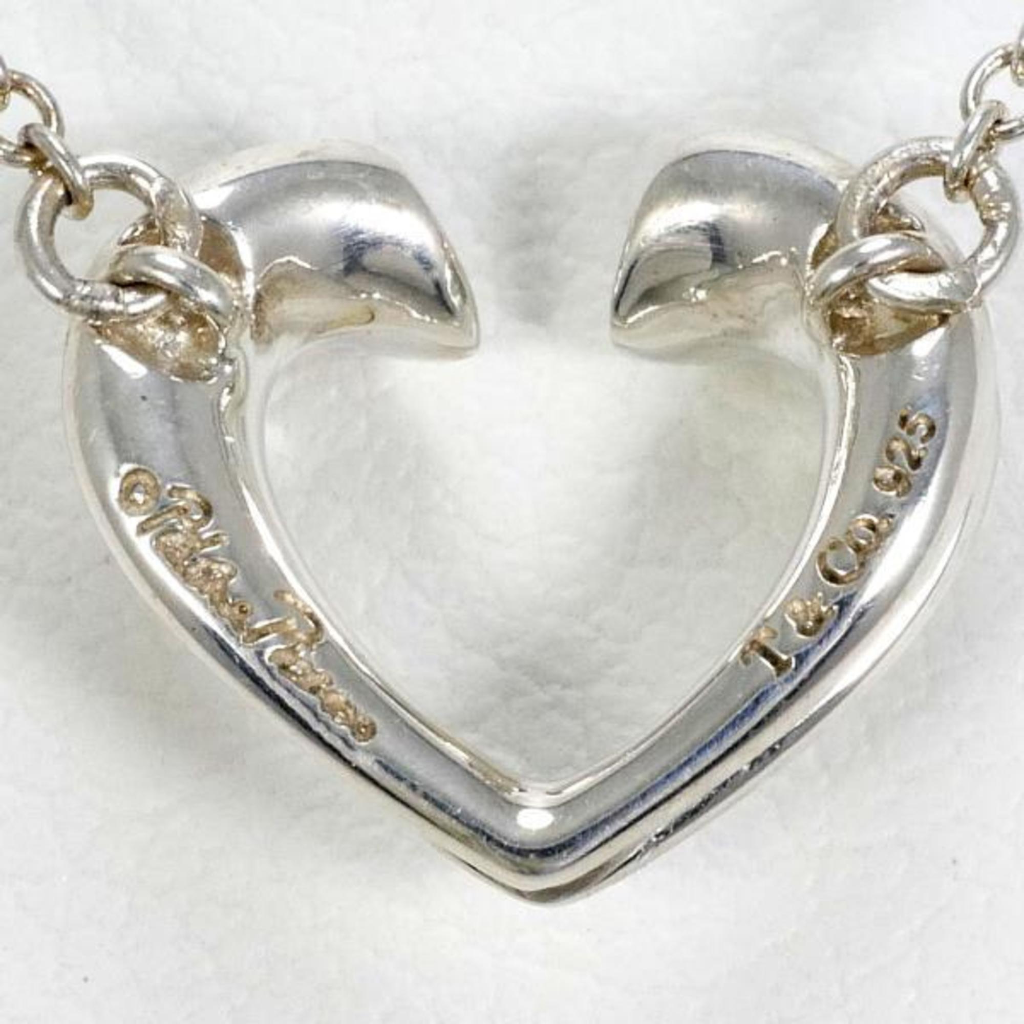 Tiffany Tenderness Heart Silver Necklace Box Total weight approx. 2.0g 41cm Similar