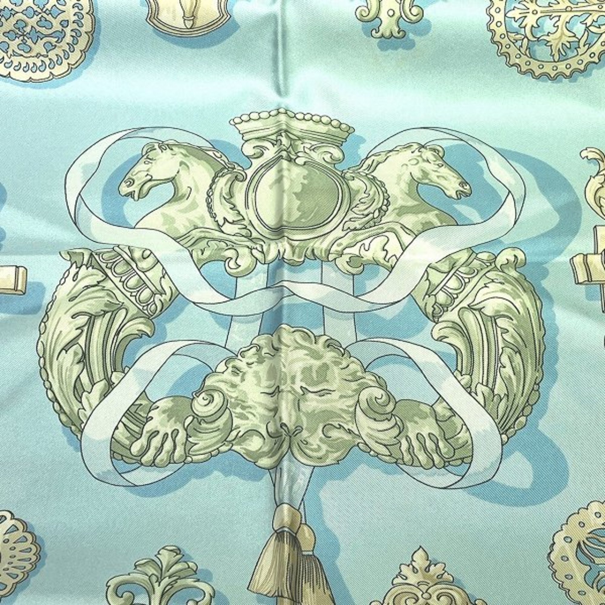 Hermes Carré 90 FERRONNERIE Ironwork Accessories Scarf Women's