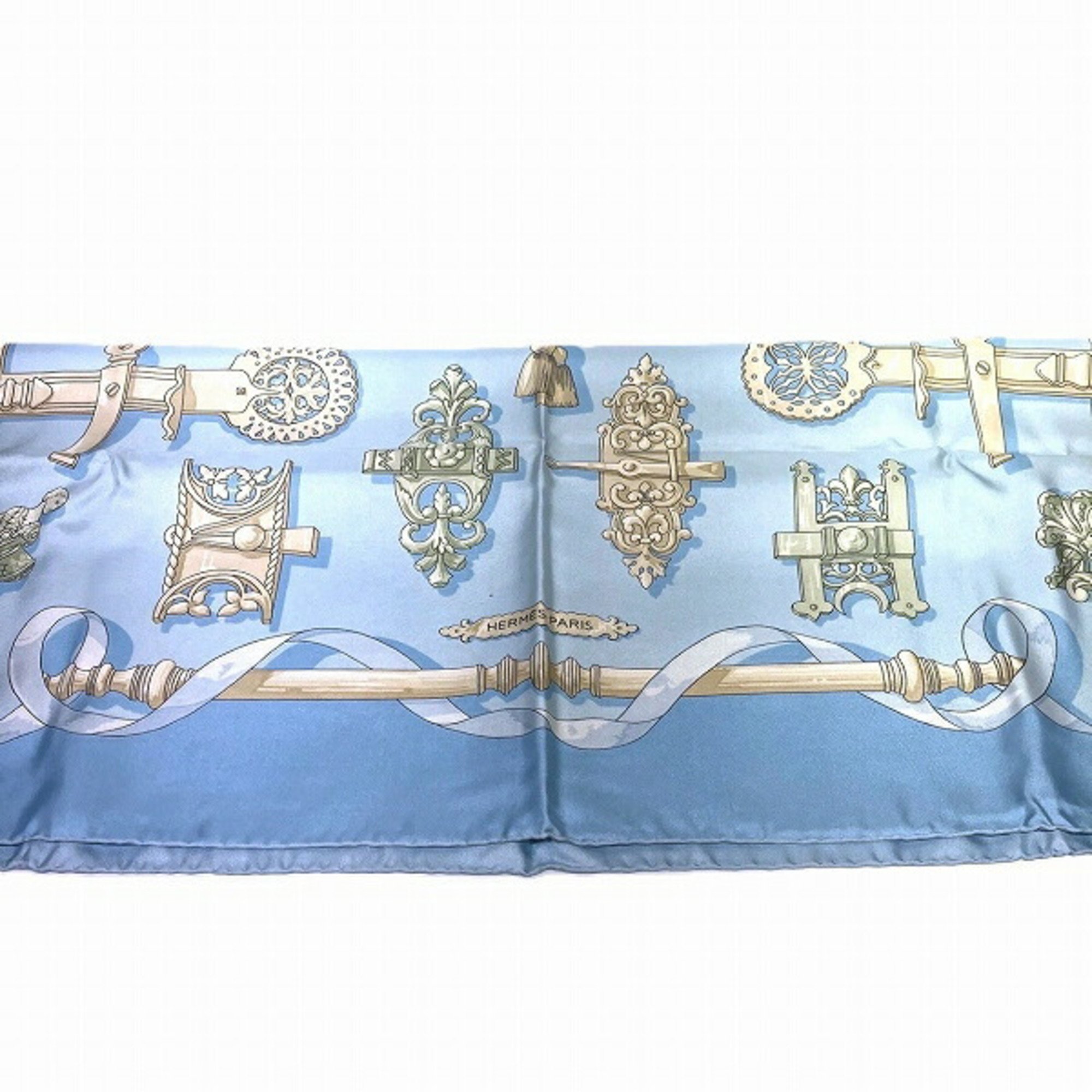 Hermes Carré 90 FERRONNERIE Ironwork Accessories Scarf Women's