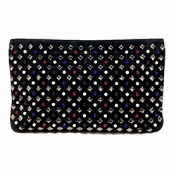 Christian Louboutin Trilby Multi-Stud Black Suede Bag Shoulder for Women