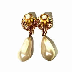 CHANEL Clover Fake Pearl Accessories Earrings for Women