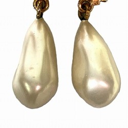 CHANEL Clover Fake Pearl Accessories Earrings for Women