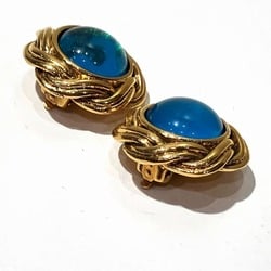 CHANEL Blue Stone Earrings Accessories Women