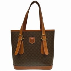 CELINE Macadam Brown Bag Handbag Tote Women's