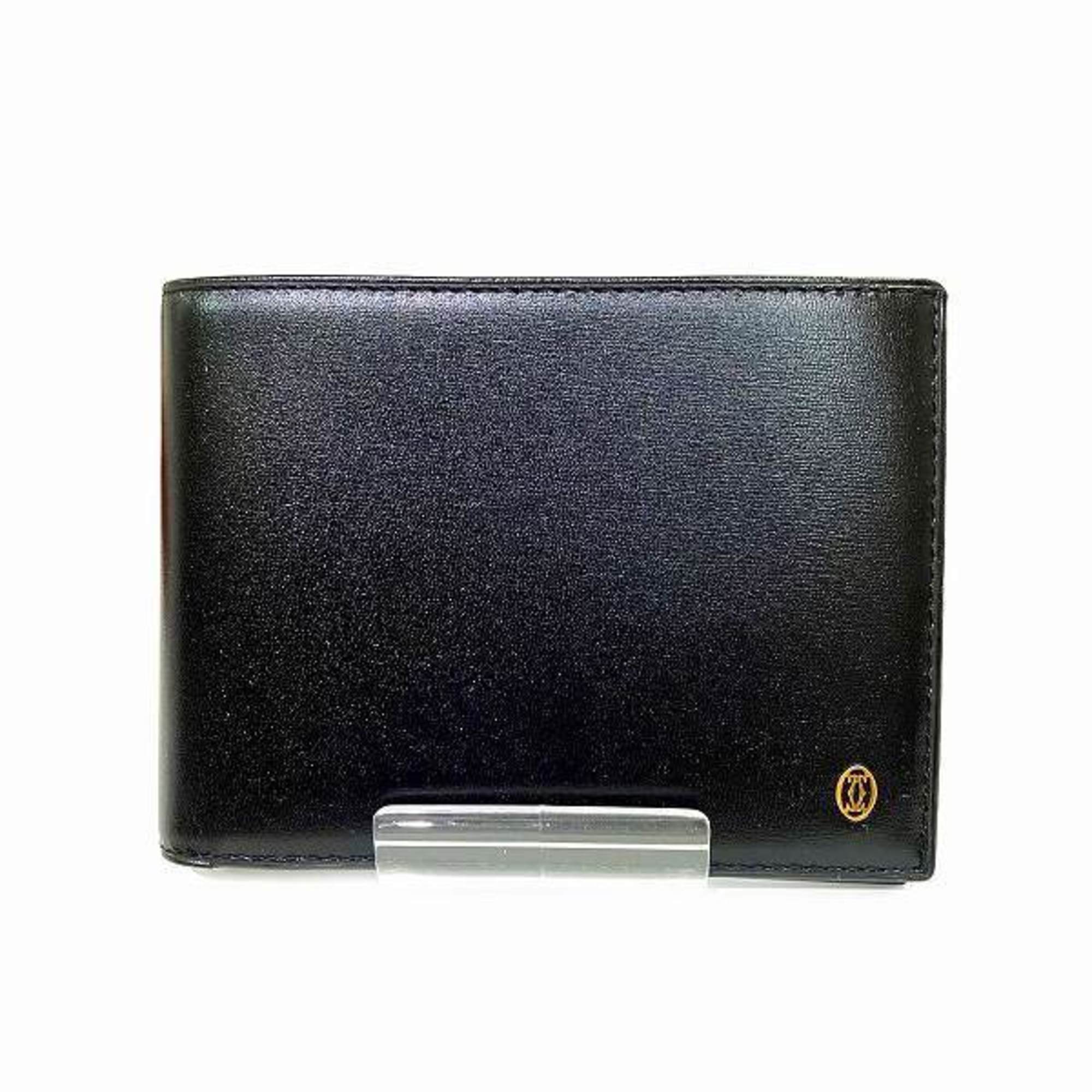 Cartier Must Line FL188578 Leather Bi-fold Wallet for Men and Women