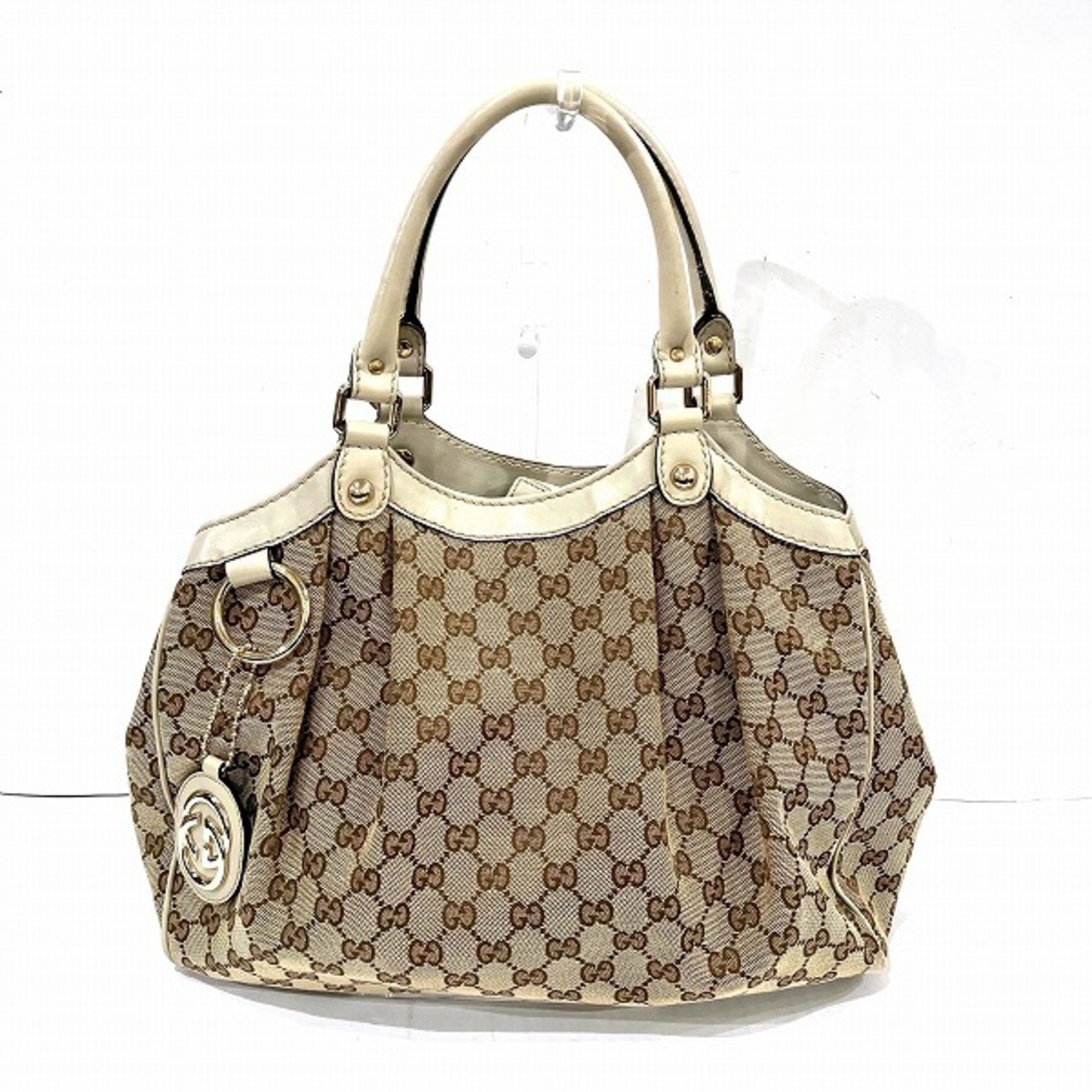 GUCCI Sukey 211944 GG Canvas Bag Handbag for Women