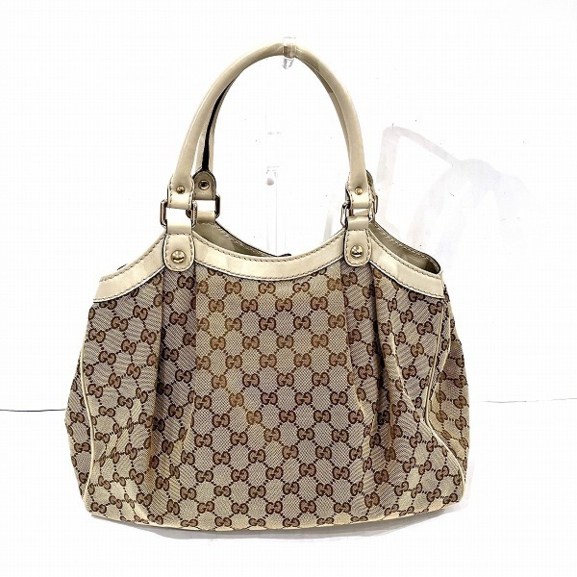 GUCCI Sukey 211944 GG Canvas Bag Handbag for Women