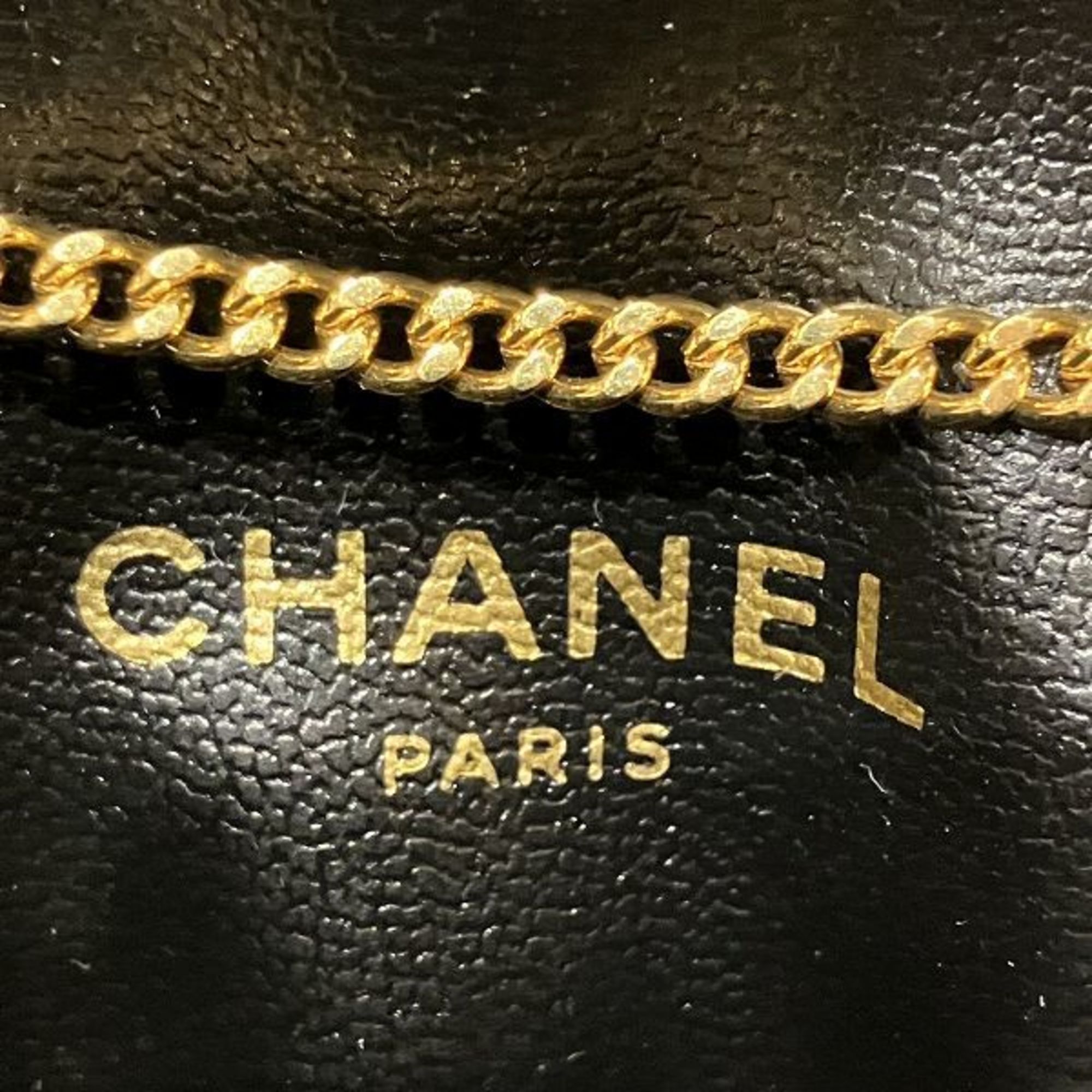 CHANEL Matelasse Coco Mark Chain Bag Pochette Shoulder