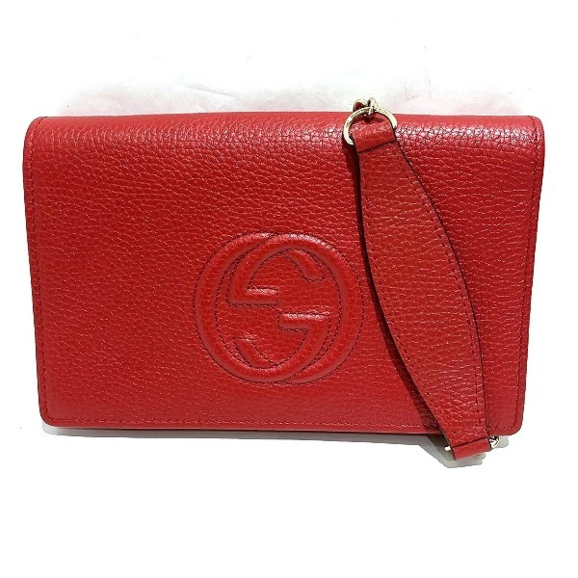 GUCCI Soho Chain Wallet 598211 Bag Shoulder Women's