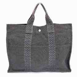 Hermes Air Line MM Grey Canvas Bag Tote for Men and Women