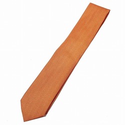 Hermes Orange Silk Accessories Necktie for Men