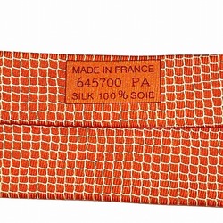 Hermes Orange Silk Accessories Necktie for Men