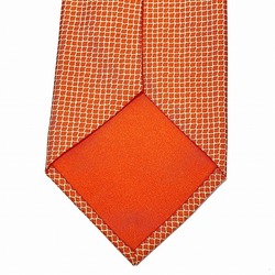 Hermes Orange Silk Accessories Necktie for Men