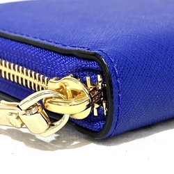 Kate Spade Blue Leather Round Long Wallet for Women