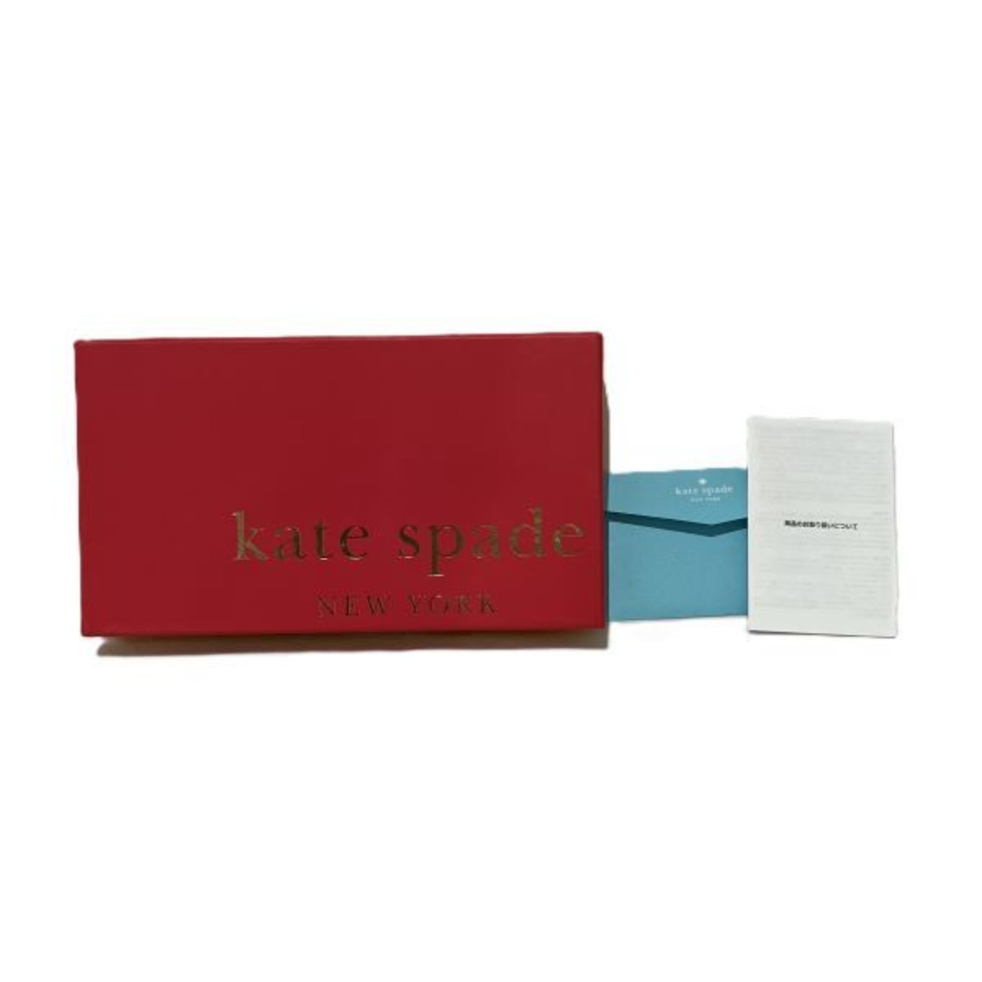 Kate Spade Blue Leather Round Long Wallet for Women