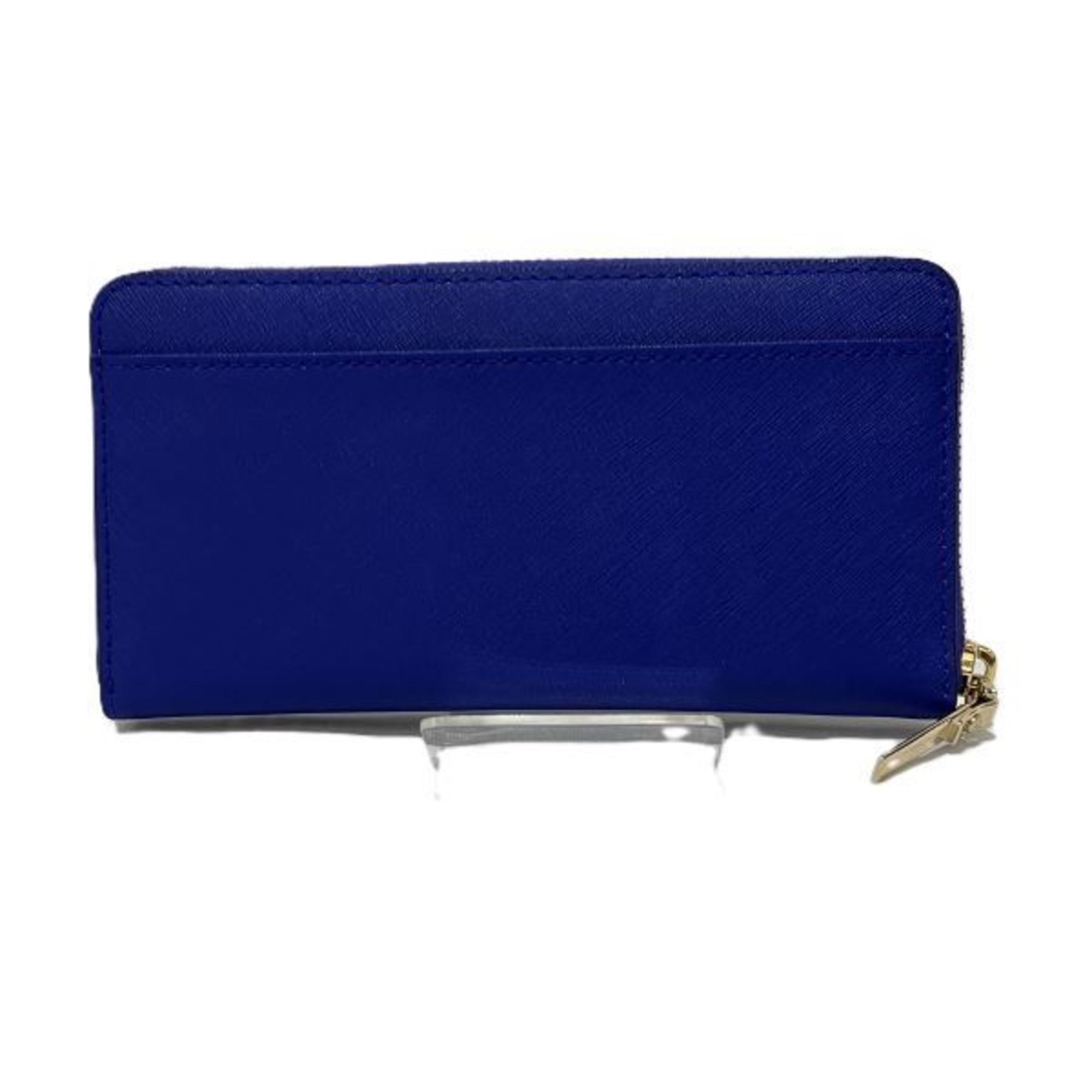 Kate Spade Blue Leather Round Long Wallet for Women