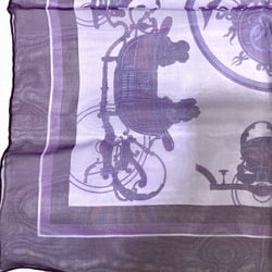 Hermes Carré 40 Exlibris Carriage Accessory Scarf Women's