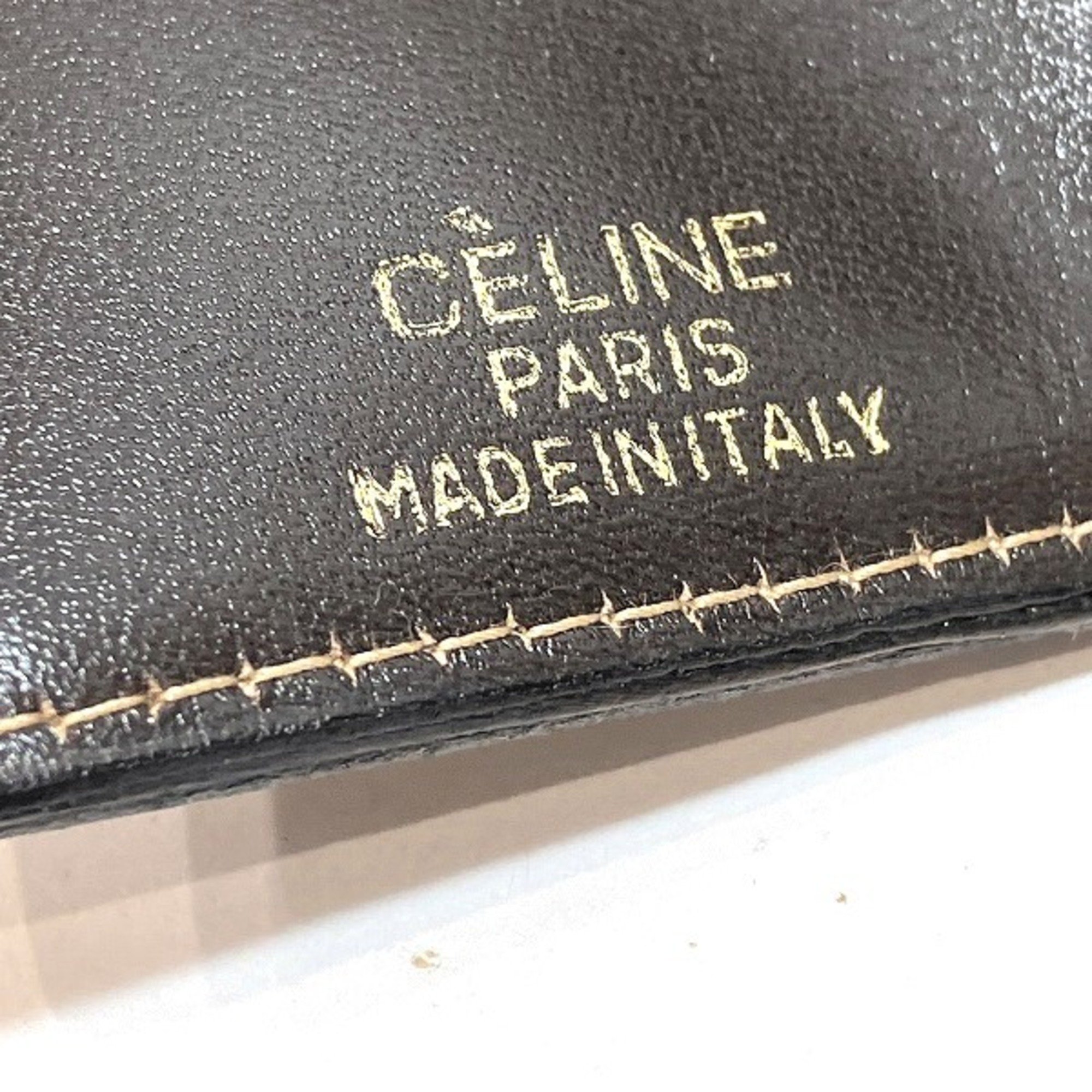 CELINE Macadam Carriage Pattern Canvas Accessory Key Case for Men and Women