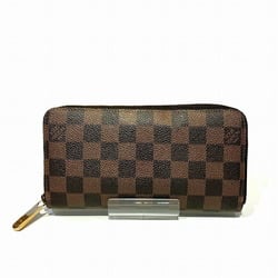 Louis Vuitton Damier Zippy Wallet N60015 Long Women's