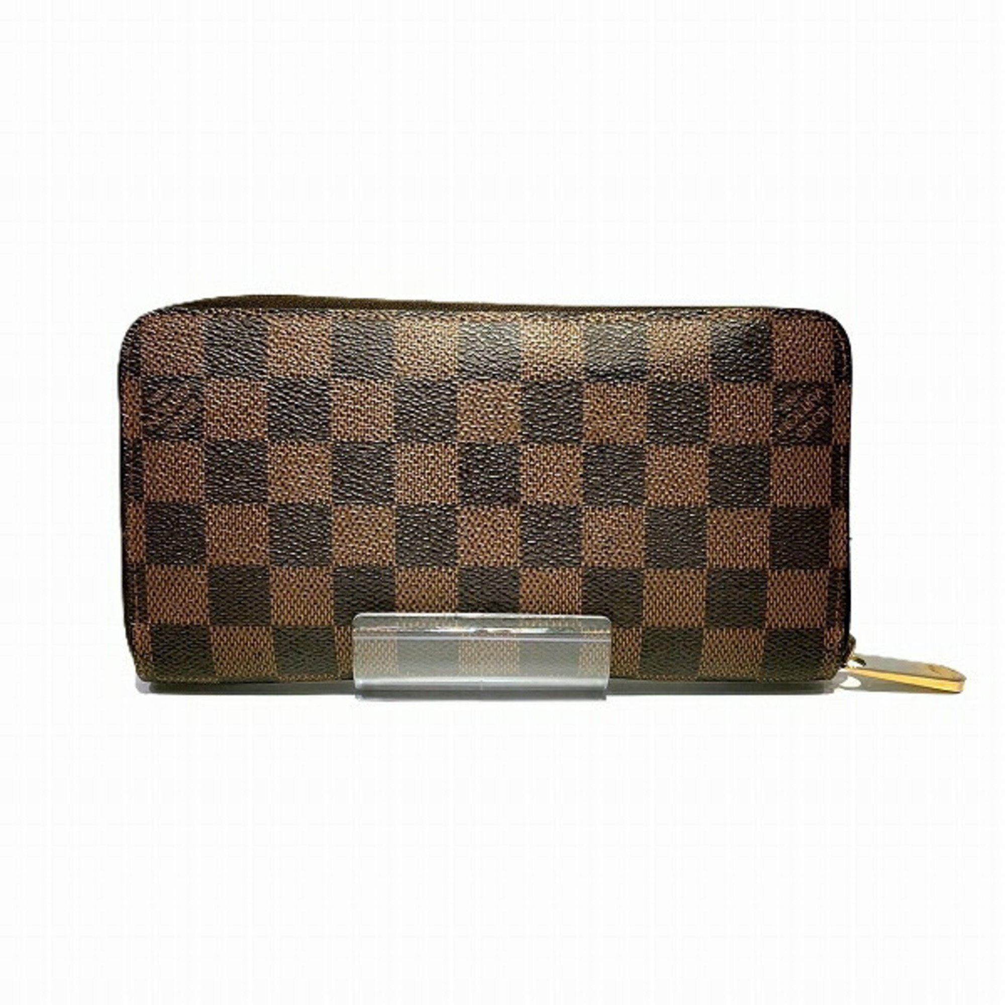 Louis Vuitton Damier Zippy Wallet N60015 Long Women's