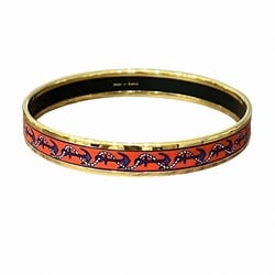 Hermes enamel cloisonné bangle accessory bracelet for women