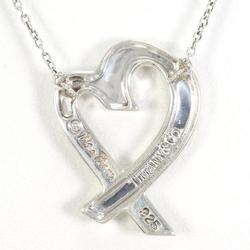 Tiffany Loving Heart Silver Necklace Total weight approx. 4.3g 47cm Similar