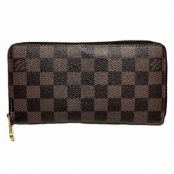 Louis Vuitton Damier Zippy Wallet N60015 Long for Men and Women