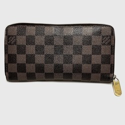 Louis Vuitton Damier Zippy Wallet N60015 Long for Men and Women