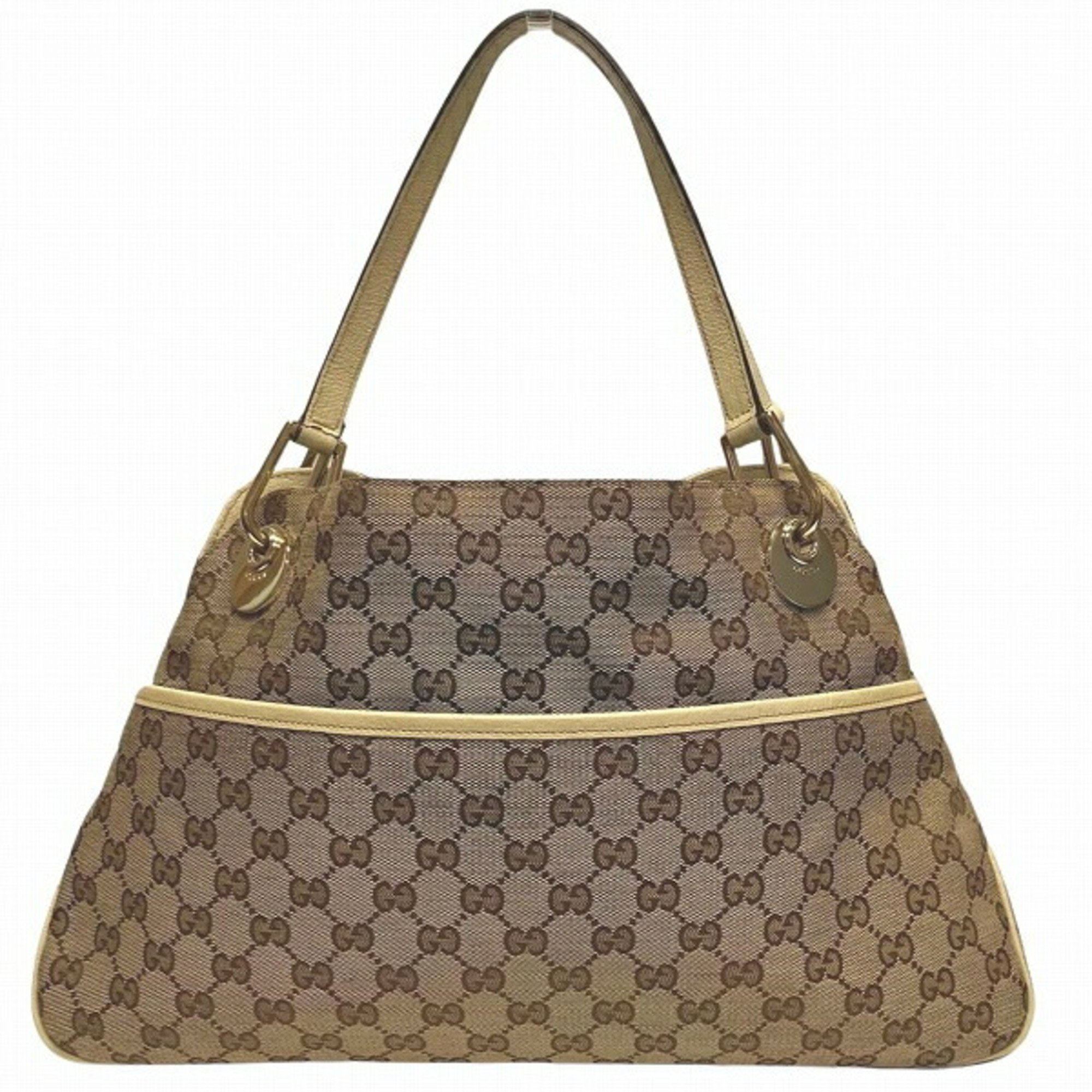 GUCCI 121023 GG Canvas Bag Handbag for Women